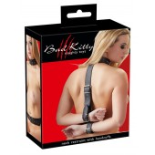 Фиксация на шею и запястья Bad Kitty Neck and Hand Restraints - Orion - купить с доставкой в Новом Уренгое