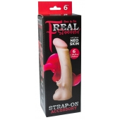 Телесная насадка REAL Standard с усиками на основании - 19 см. - LOVETOY (А-Полимер) - купить с доставкой в Новом Уренгое
