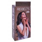Кляп-трензель Lora с металлическими кольцами - Rebelts - купить с доставкой в Новом Уренгое