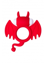 Красное эрекционное кольцо на пенис JOS COCKY DEVIL - JOS - в Новом Уренгое купить с доставкой