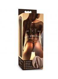 Коричневый мастубратор-вагина Nicole s Kitty - Blush Novelties - в Новом Уренгое купить с доставкой