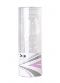 Прозрачная закрытая гелевая насадка - 13,5 см. - Toyfa Basic - в Новом Уренгое купить с доставкой