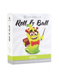 Стимулирующий презерватив-насадка Roll   Ball Apple - Sitabella - купить с доставкой в Новом Уренгое