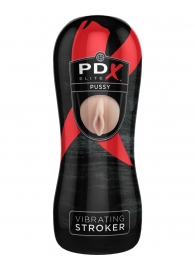 Мастурбатор-вагина Vibrating Pussy Stroker с вибрацией - Pipedream - в Новом Уренгое купить с доставкой