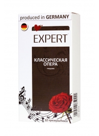 Гладкие презервативы Expert  Классическая опера  - 12 шт. - Expert - купить с доставкой в Новом Уренгое