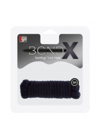 Чёрная веревка для связывания BONDX LOVE ROPE - 5 м. - Dream Toys - купить с доставкой в Новом Уренгое