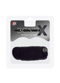 Черная веревка для связывания BONDX LOVE ROPE - 10 м. - Dream Toys - купить с доставкой в Новом Уренгое