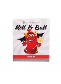 Стимулирующий презерватив-насадка Roll   Ball Cherry - Sitabella - купить с доставкой в Новом Уренгое