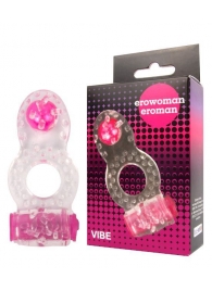 Прозрачное эрекционное кольцо Erowoman-Eroman - Erowoman-Eroman - в Новом Уренгое купить с доставкой