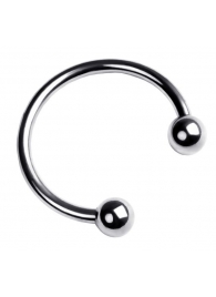 Серебристая подкова на головку пениса - ToyFa - купить с доставкой в Новом Уренгое