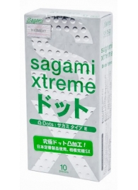 Презервативы Sagami Xtreme Type-E с точками - 10 шт. - Sagami - купить с доставкой в Новом Уренгое