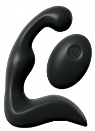 Черный вибромассажер простаты с пультом ДУ Control P-Spot Pro - Pipedream - в Новом Уренгое купить с доставкой