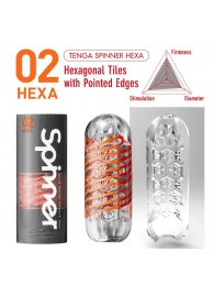 Мастурбатор SPINNER Hexa - Tenga - в Новом Уренгое купить с доставкой