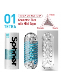 Мастурбатор SPINNER Tetra - Tenga - в Новом Уренгое купить с доставкой