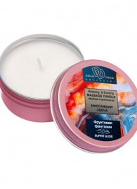 Массажная свеча  Фруктовая фантазия - БиоМед - купить с доставкой в Новом Уренгое