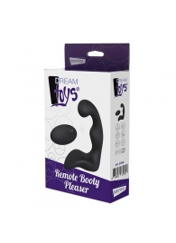 Черный вибромассажер простаты REMOTE BOOTY PLEASER - Dream Toys - в Новом Уренгое купить с доставкой