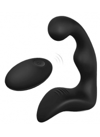 Черный вибромассажер простаты REMOTE BOOTY PLEASER - Dream Toys - в Новом Уренгое купить с доставкой