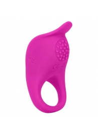 Ярко-розовое эрекционное виброкольцо Silicone Rechargeable Teasing Enhancer - California Exotic Novelties - в Новом Уренгое купить с доставкой