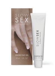 Гель для мастурбации с ароматом кокоса Slow Sex Finger Play Gel - 30 мл. - Bijoux Indiscrets - купить с доставкой в Новом Уренгое