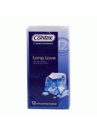 Презервативы с продлевающей смазкой Contex Long Love - 12 шт. - Contex - купить с доставкой в Новом Уренгое