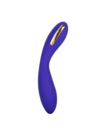 Фиолетовый вибратор с электростимуляцией Intimate E-Stimulator Wand - 21,5 см. - California Exotic Novelties - купить с доставкой в Новом Уренгое