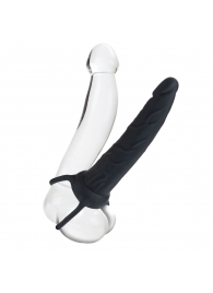 Насадка на пенис Silicone Love Rider Dual Penetrator для двойного проникновения - 14 см. - California Exotic Novelties - в Новом Уренгое купить с доставкой