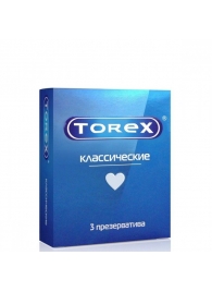 Гладкие презервативы Torex  Классические  - 3 шт. - Torex - купить с доставкой в Новом Уренгое