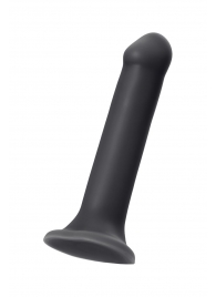 Черный фаллос на присоске Silicone Bendable Dildo XL - 20 см. - Strap-on-me - купить с доставкой в Новом Уренгое