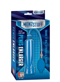 Синяя вакуумная помпа MENZSTUFF PENIS ENLARGER - Dream Toys - в Новом Уренгое купить с доставкой