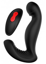Черный вибромассажер простаты SWIRLING P-PLEASER - Dream Toys - в Новом Уренгое купить с доставкой