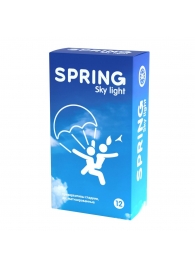 Ультратонкие презервативы SPRING SKY LIGHT - 12 шт. - SPRING - купить с доставкой в Новом Уренгое