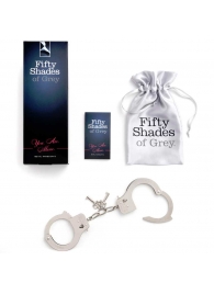 Металлические наручники Metal Handcuffs - Fifty Shades of Grey - купить с доставкой в Новом Уренгое