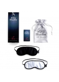 Набор из двух масок на глаза Soft Blindfold Twin Pack - Fifty Shades of Grey - купить с доставкой в Новом Уренгое