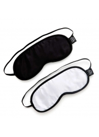 Набор из двух масок на глаза Soft Blindfold Twin Pack - Fifty Shades of Grey - купить с доставкой в Новом Уренгое