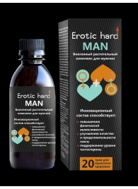 Мужской биогенный концентрат для усиления эрекции Erotic hard Man - 250 мл. - Erotic Hard - купить с доставкой в Новом Уренгое