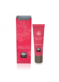 Возбуждающий интимный гель для двоих STIMULATION GEL Pomegranate   Nutmeg - 30 мл. - Shiatsu - купить с доставкой в Новом Уренгое