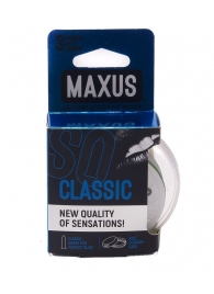 Классические презервативы в пластиковом кейсе MAXUS Classic - 3 шт. - Maxus - купить с доставкой в Новом Уренгое