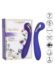 Фиолетовый вибромассажер с электростимуляцией Intimate Estim Petite G Wand - 19 см. - California Exotic Novelties - купить с доставкой в Новом Уренгое