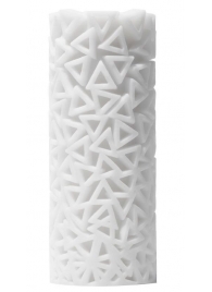 Белый 3D мастурбатор PILE - Tenga - в Новом Уренгое купить с доставкой