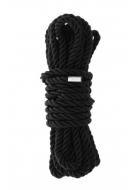 Черная веревка для шибари DELUXE BONDAGE ROPE - 5 м. - Dream Toys - купить с доставкой в Новом Уренгое