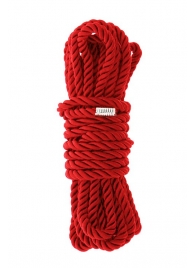 Красная веревка для шибари DELUXE BONDAGE ROPE - 5 м. - Dream Toys - купить с доставкой в Новом Уренгое