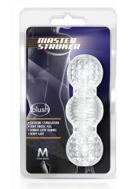 Прозрачный фигурный мастурбатор Master Stroker - Blush Novelties - в Новом Уренгое купить с доставкой
