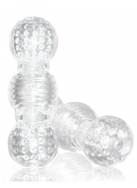 Прозрачный фигурный мастурбатор Master Stroker - Blush Novelties - в Новом Уренгое купить с доставкой