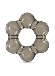 Дымчатое эрекционное кольцо Stay Hard Thick Bead Cock Ring - Blush Novelties - в Новом Уренгое купить с доставкой