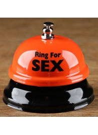 Настольный звонок RING FOR SEX - Сима-Ленд - купить с доставкой в Новом Уренгое