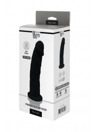 Черный реалистичный фаллоимитатор DILDO 7.5INCH BLACK - 19 см. - Dream Toys