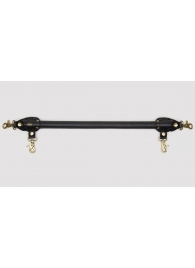 Черная распорка для ног Bound to You Faux Leather Spreader Bar - 50,8 см. - Fifty Shades of Grey - купить с доставкой в Новом Уренгое