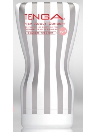 Мастурбатор TENGA Squeeze Tube Cup Soft - Tenga - в Новом Уренгое купить с доставкой