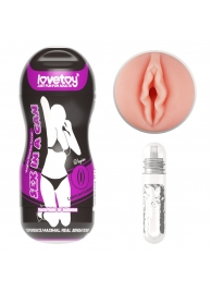 Телесный мастурбатор-вагина Sex In A Can Vagina Stamina Tunnel - Lovetoy - в Новом Уренгое купить с доставкой