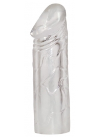 Удлиняющая насадка на пенис Mega Dick Sleeve Transparent - Orion - в Новом Уренгое купить с доставкой